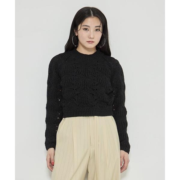 ニット セーター 「PHOTOCOPIEU/フォトコピュー」CROCHET SWEATER/ニット/...