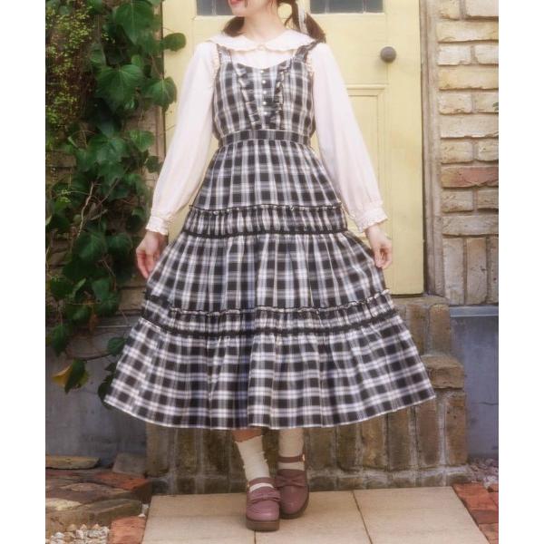 ワンピース シャーリングデザインワンピース