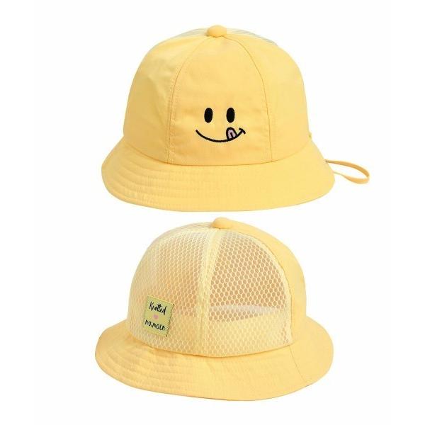 帽子 ハット ノーティッド　スマイルバケットハット キッズ 子供 男の子 女の子