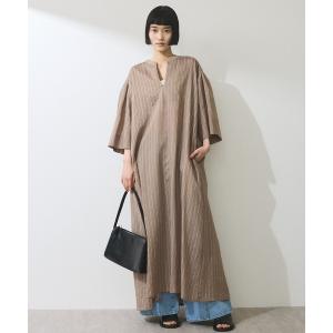 シャツワンピース 「WEB限定」2WAYベルトAラインシャツワンピース