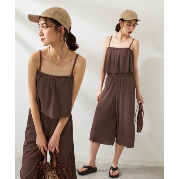 水着 「OP:オーピー」レディースオールインワン水陸両用水着セット　　カップ取り外し可能 レディース