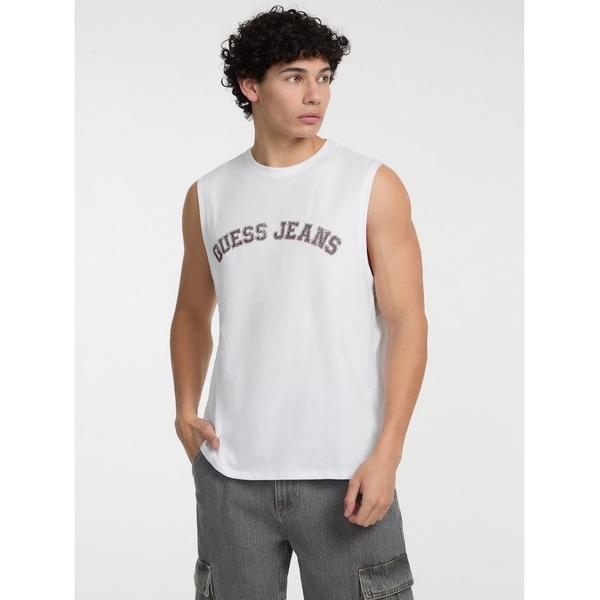 タンクトップ GUESS JEANS Muscle Collegiate Tank タンクトップ メ...