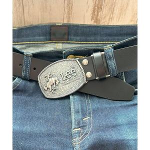 ベルト Lee/リー 40mm トップバックル　レザーベルト/ライダース メンズ