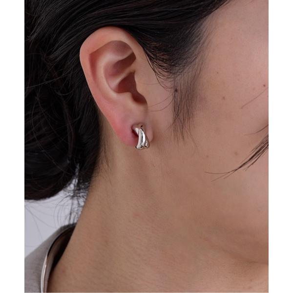 イヤリング 金属アレルギー対応made in japan「痛くない」「落ちにくい」「片手で簡単」クロ...