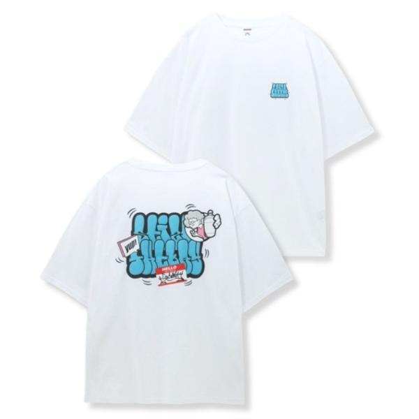 tシャツ 天竺発泡 バブルロゴTシャツ メンズ レディース