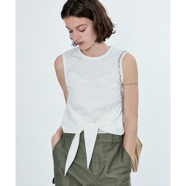 タンクトップ ノースリーブ 2WAY TWIST TANK TOP レディース メンズ