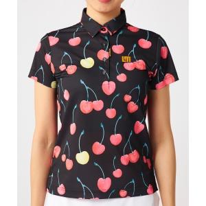 ブラウス シャツ 「LOUDMOUTH/ラウドマウス」レディースデザイン柄半袖シャツ　ゴルフ レディース