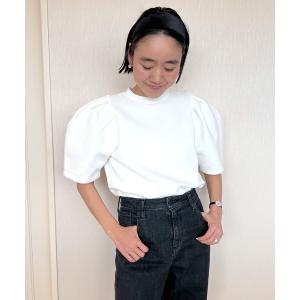 ブラウス シャツ タックスリーブトップス レディース