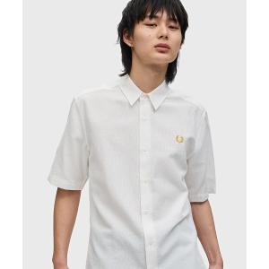 テクスチャーシアサッカーシャツ