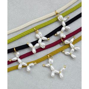 帯締め utatane パールプードルモチーフ ...の商品画像