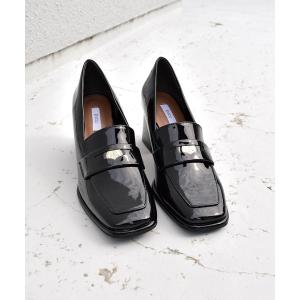 ローファー 6.5cmヒールコインローファー レディース