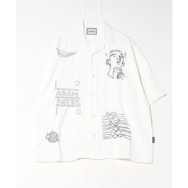 ブラウス シャツ 半袖 「ADAMPATEK/アダムパテック」ovmad embroidery sh...
