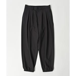 パンツ 「ADAMPATEK/アダムパテック」ripple tuck relax pants/リップル タック入りリラックスパンツ レディース メンズ