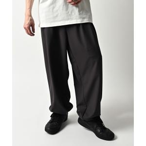 パンツ 「ADAMPATEK/アダムパテック」ripple tuck relax pants/リップル タック入りリラックスパンツ メンズ レディース