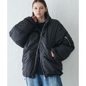 「rehacer」 中綿ブルゾン LARGE ブラック メンズ