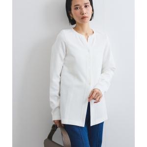 tシャツ カット前あきプルオーバー「洗濯機で洗える」 レディース