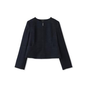ジャケット ノーカラージャケット ブークレージャケット レディース