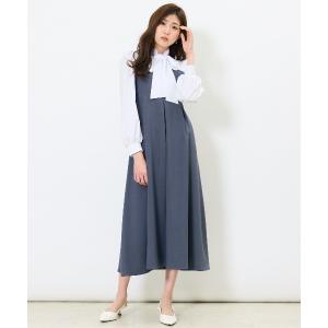 AND COUTURE（アンドクチュール） ジャンパースカート ラメツイードV