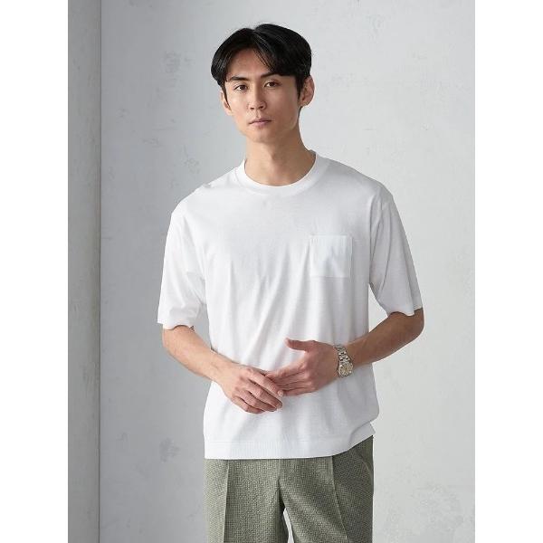tシャツ リブスタート シルケット半袖Tシャツ メンズ