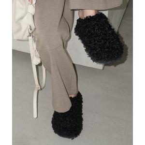 シューズ プードルボア 厚底スリッポン chs25a001 レディース メンズ