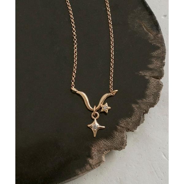 ネックレス グリーム チャーム ネックレス レディース