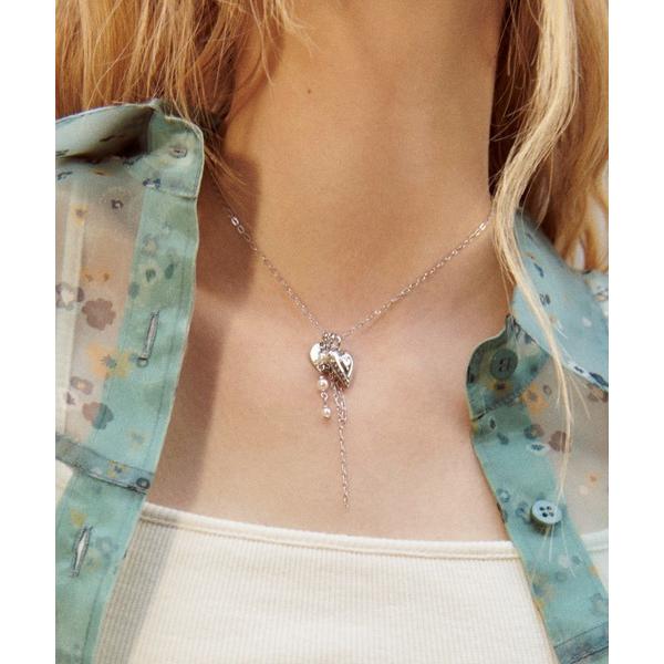 ネックレス マルチ チャーム ハート ネックレス レディース