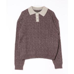 セーター ニット 「入庫禁止」RUGBY COLLAR KNIT メンズ