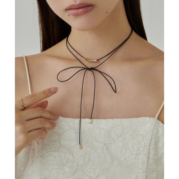 チョーカー メタルトップ シンプルコードチョーカー / ネックレス レディース