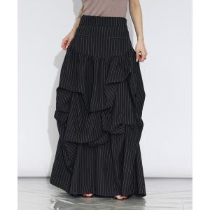 スカート Assorted Tuck ボリュームタックスカート/setup対応