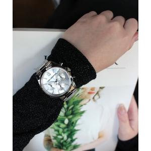 腕時計 「KARL LAGERFELD/カール・ラガーフェルド」ラウンド エッセンシャル - マルチ サンレイ アイコン ダイヤル シルバー ブレスレ