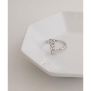 指輪 リング 「float」イニシャル モチーフ シルバー リング「イニシャル展開」 レディース