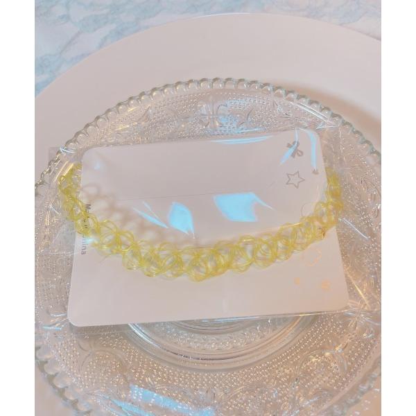 チョーカー /ワイヤータトゥーチョーカー/Y2K 平成ギャル 推しカラー（MA/EK277） レディ...