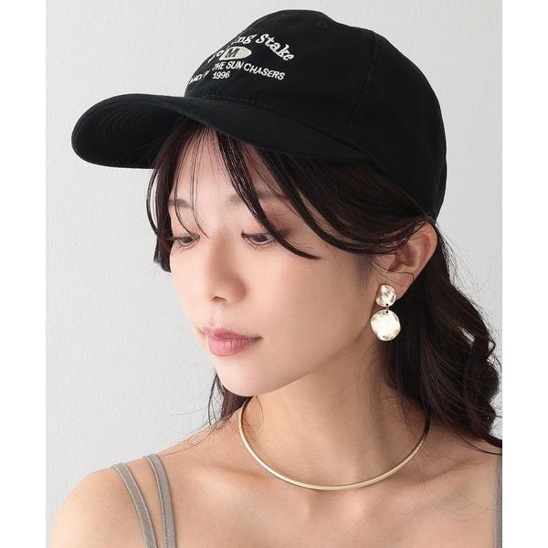 キャップ 帽子 配色 ロゴ 刺繍 ベースボール キャップ レディース