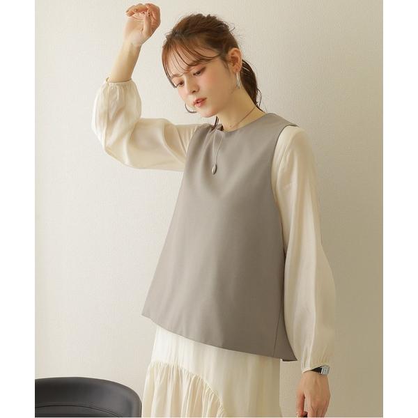 ベスト ジレ back open oversize vest /バックオープンオーバーサイズ ベスト...