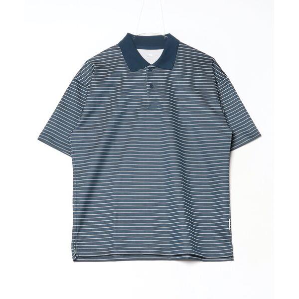 ポロシャツ ティゴラ TIGORA ボーダーポロシャツ SOLOTEX(R)使用 メンズ