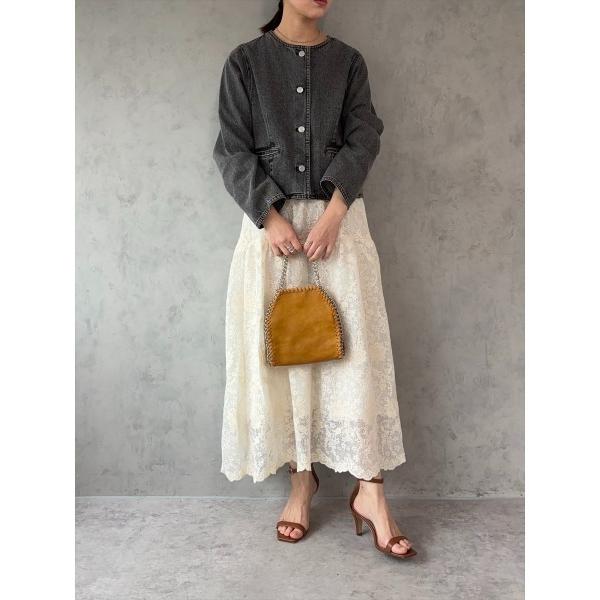 デニムジャケット gジャン 「ZOZOTOWN限定アイテム」ノーカラーショート丈デニムジャケット レ...