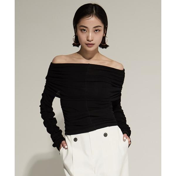 tシャツ 「STUDIOUS/ステュディオス」Washable Silk Cotton Offsho...