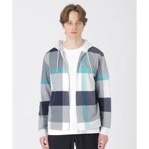 パーカー クレストブリッジチェックラッセルパーカー メンズ