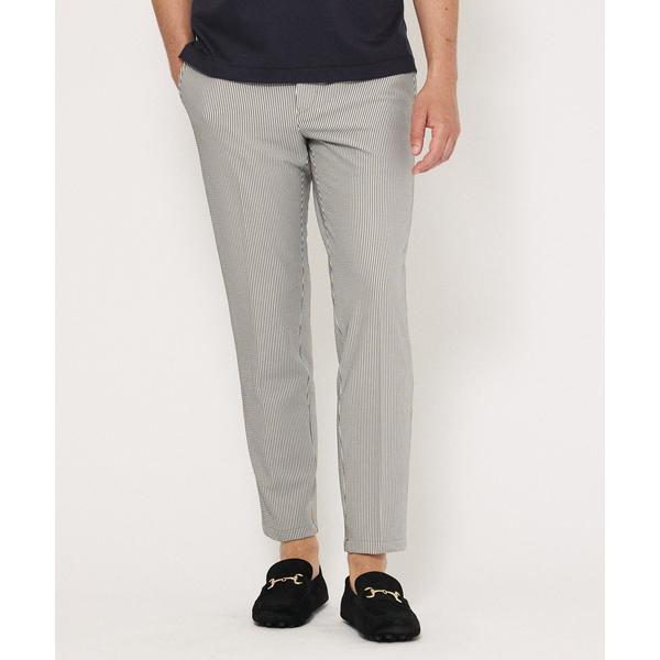 スラックス 「セットアップ対応」トリコットサッカー サイドゴム スラックス メンズ