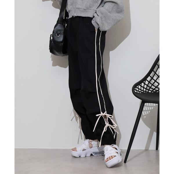 パンツ .works リボンパラシュートパンツ レディース