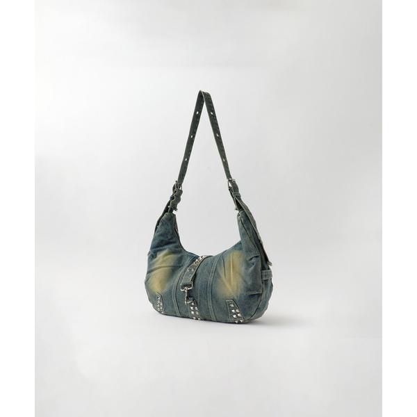 ショルダーバッグ バッグ Studs Design Denim Bag /　スタッズデザインデニムバ...
