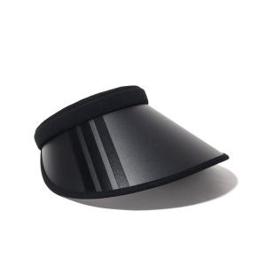 サンバイザー 「adidas/アディダス」 ADW  3BAR PRINT CLIPVISOR / UV90% 吸汗速乾 ロゴ刺繍クリップバイザー｜ZOZOTOWN Yahoo!店