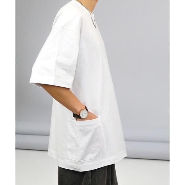 tシャツ オーバーサイズ Tシャツ USAコットン ポケットT メンズ レディース