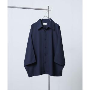 シャツ ドレープーサマーオーバーサイズドルマンレギュラーカラーシャツ メンズ レディース