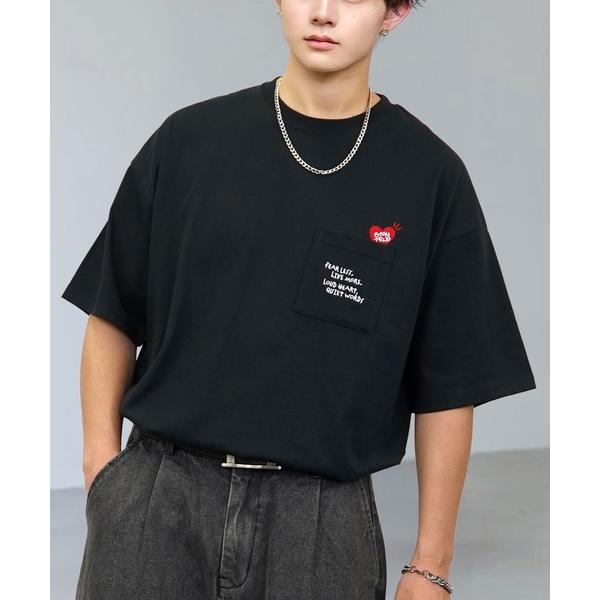 tシャツ レトロ ポップ 白 黒 Tシャツ ヘビーウェイト メンズ レディース