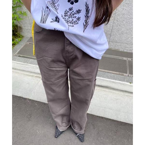ワイドパンツ ジーンズ デニム デニムパンツ ゆったりカジュアルワイドレックデニム レディース