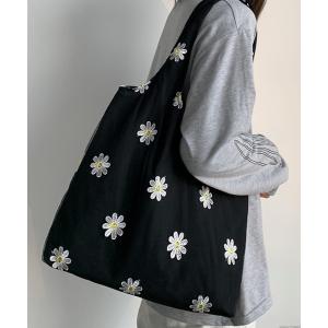 トートバッグ Liaa/チュールフラワーバッグ A18095 レディース