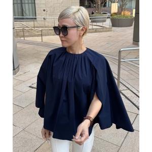 tシャツ スタイルカバーケープ風トップス レディース