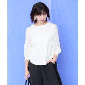 tシャツ 「JETSET SOLO PLUS」アイスクール×ブライトローンボリュームスリーブカットソー レディース