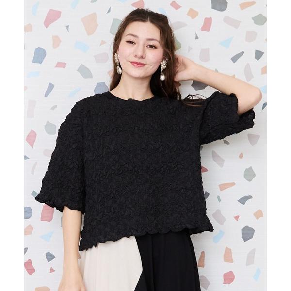 ブラウス シャツ 「INDUS luxury for JETSET SOLO PLUS」フラワーシャ...